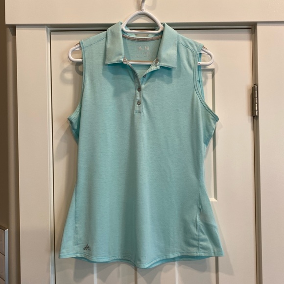 Adidas Ladies collared Golf Tank - Picture 3 of 9